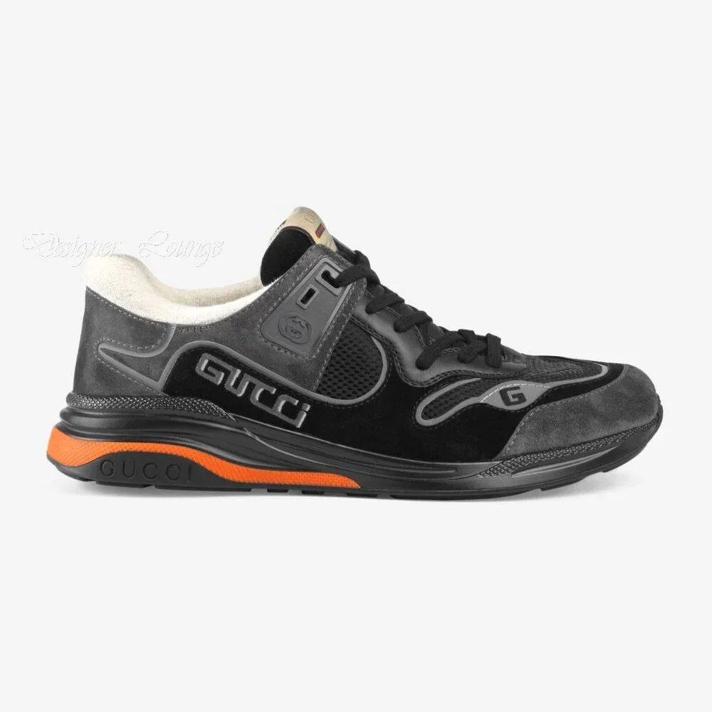 NEW GUCCI Ultrapace Low Top Suede Leather Sneakers G 9 / US 9.5 Men's $950